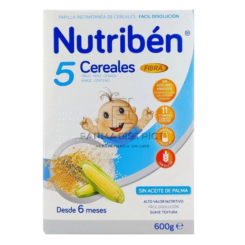 Nutriben 5 Cereales Fibra  600 G