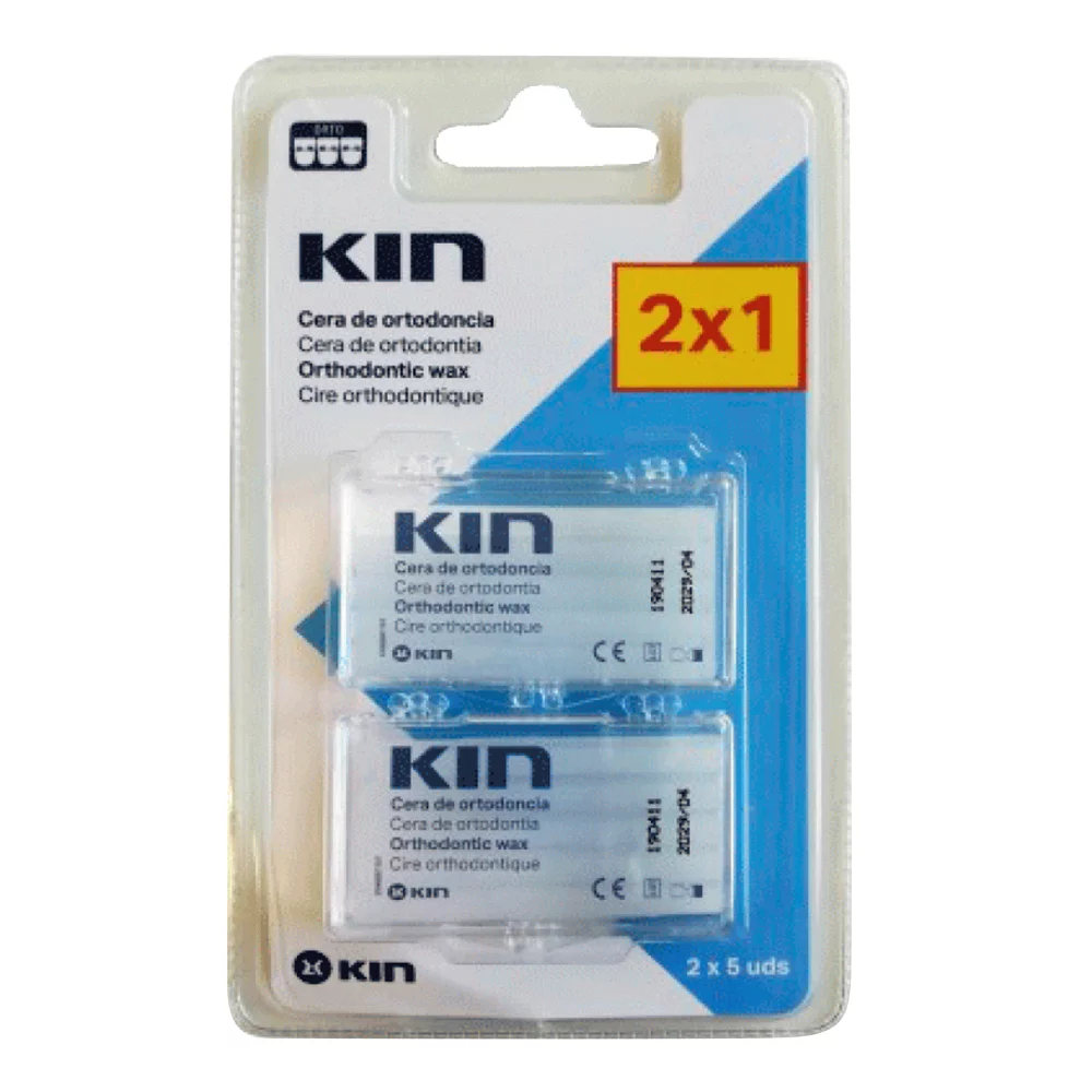 Kin Cera Ortodoncia  Pack 2 X 5 Unidades