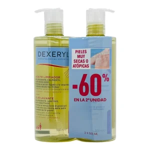 Dexeryl Aceite Limpiador Calmante Pack  2 X 500 Ml