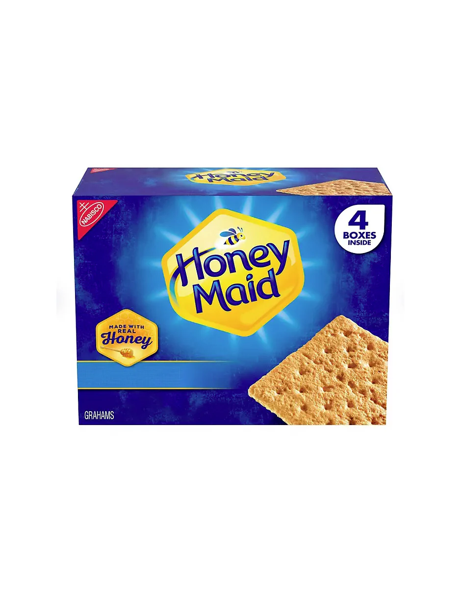 Galletas Honey Graham con miel Maid,4 pack
